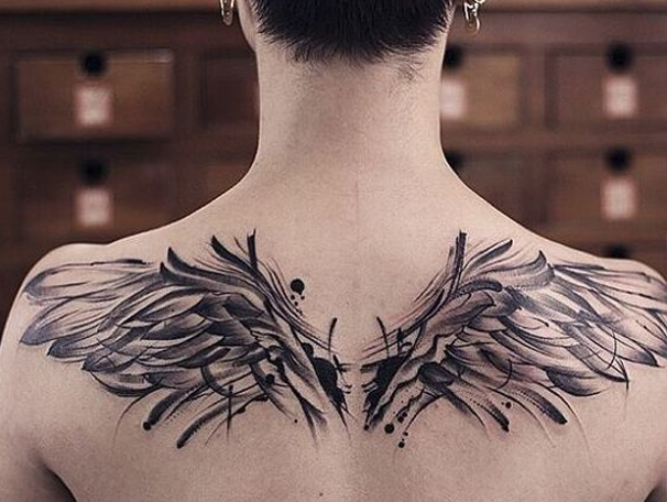 Ý nghĩa hình xăm đôi cánh thiên thần - Owl Ink Studio - Xăm Hình Nghệ Thuật