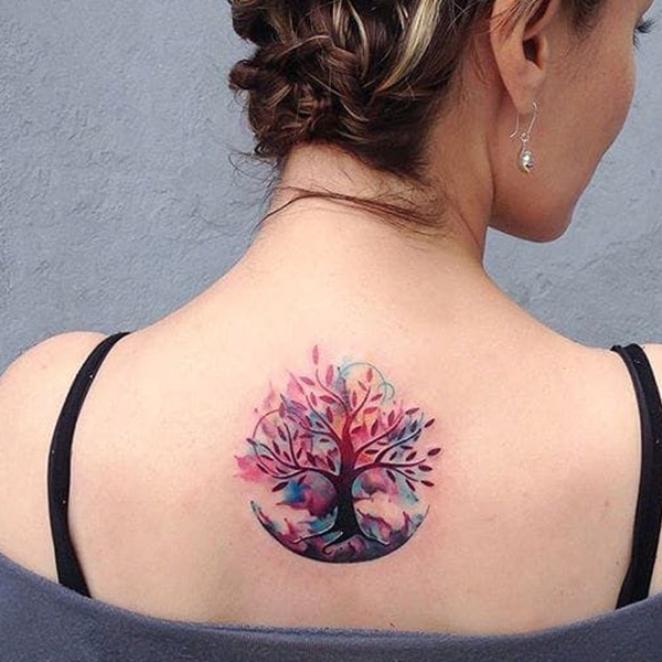 Biểu tượng của sức mạnh và tài lộc được thể hiện qua tatoo cây  Gia Sư  Minh Đức