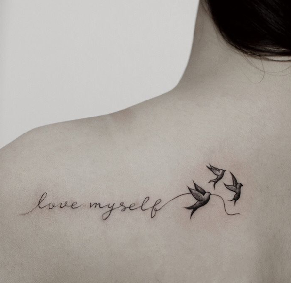 Hình Xăm Chữ Believe In Yourself  Tattoo Tiếng Anh Đẹp