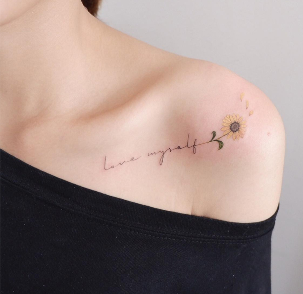 Gợi ý 11 hình xăm chữ love myself dành cho bạn gái - Owl Ink ...