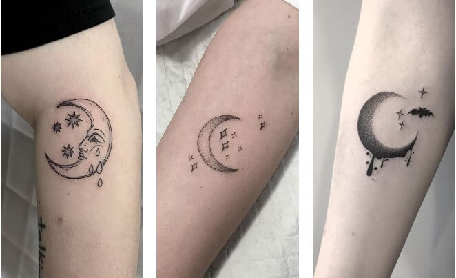 Ý nghĩa hình xăm mặt trăng  Owl Ink Studio  Xăm Hình Nghệ Thuật