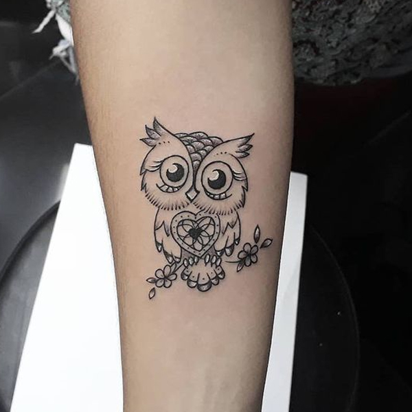 15 hình xăm mini lấy ý tưởng từ con cú dành cho bạn gái  Owl Ink Studio  Xăm  Hình Nghệ Thuật
