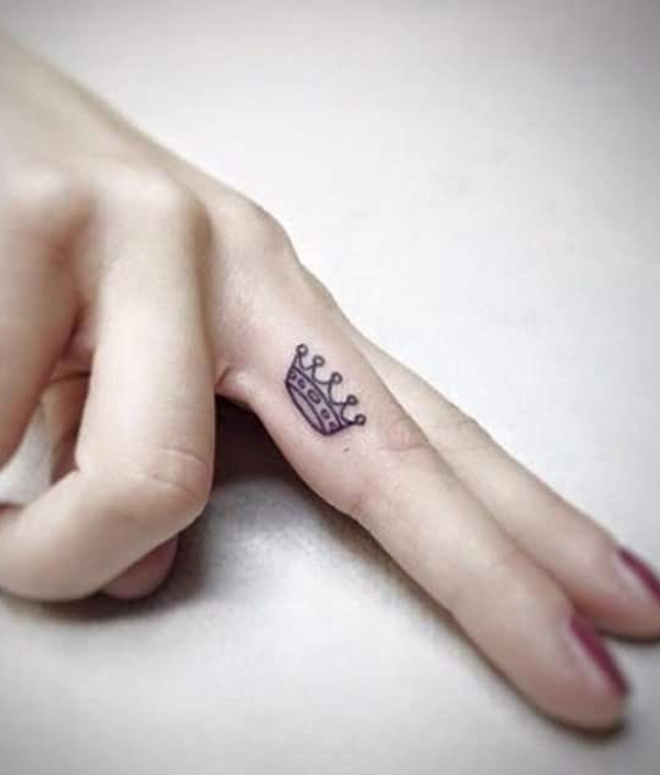 Giảm giá Hình xăm dán tatoo vương miện nhỏ kích thước 6 x 10 cm  miếng dán hình  xăm đẹp dành cho nữ  BeeCost